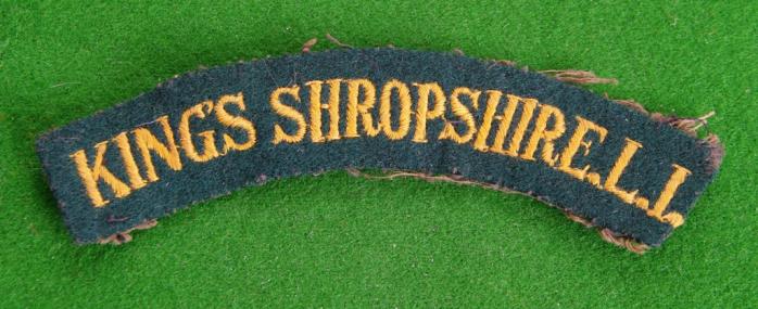 King's Shropshire Light Infantry.