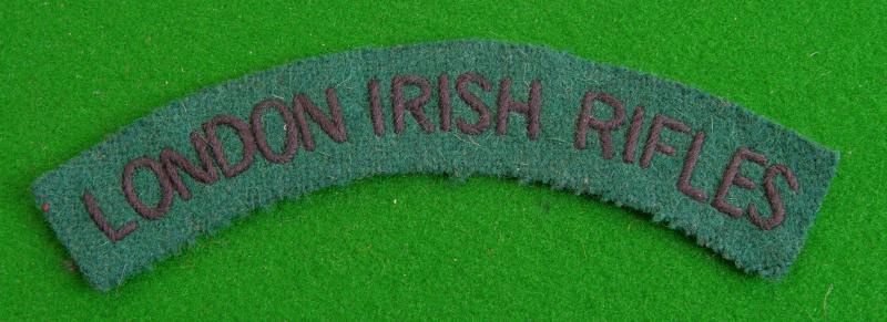London Irish Rifles.