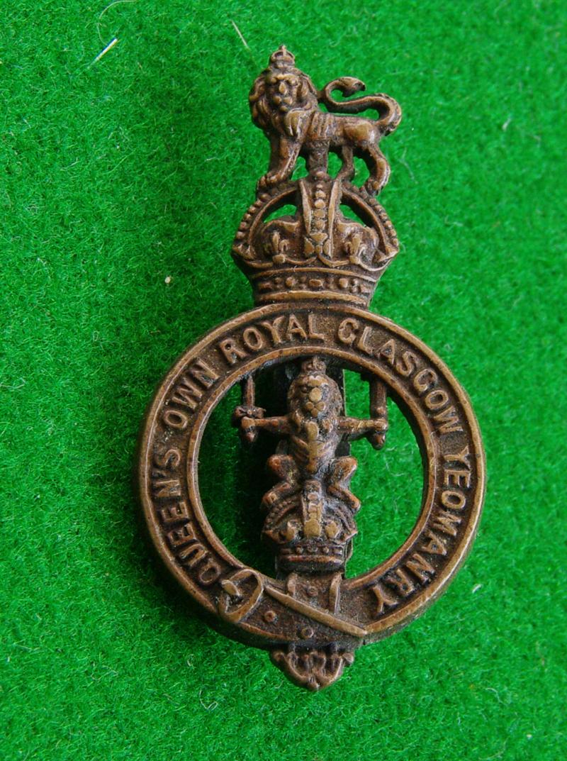 Glasgow Yeomanry. {Queen's Own Royal}