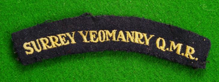 Surrey Yeomanry [Queen Mary's Regiment]