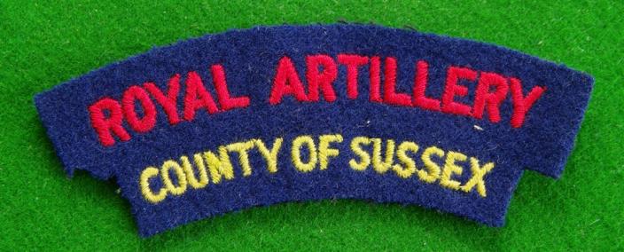 Royal Artillery-Sussex.