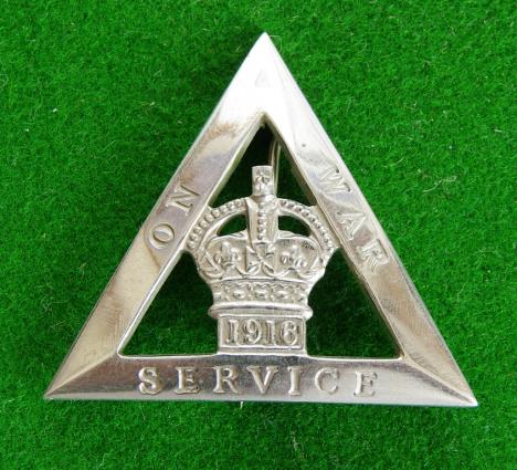 War Service Badge.