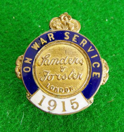 War Service Badge.