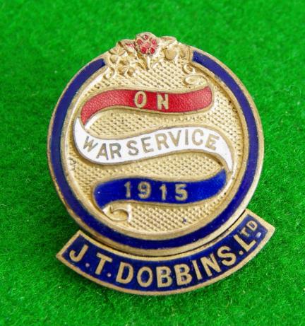 War Service Badge.