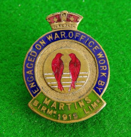 War Service Badge.