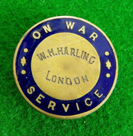 War Service Badge. 