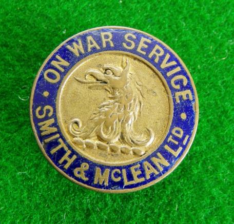 War Service Badge.