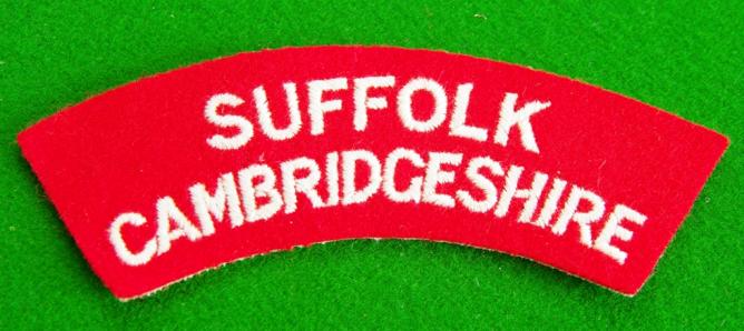 Suffolk and Cambridgeshire Regiment - Territorials. 