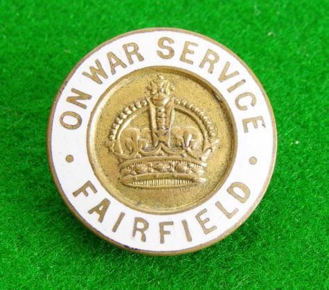 War Service Badge.