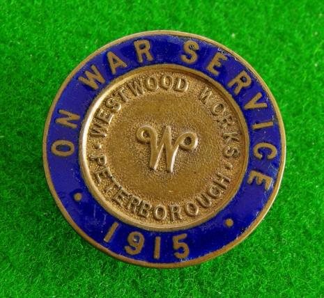 War Service Badge.