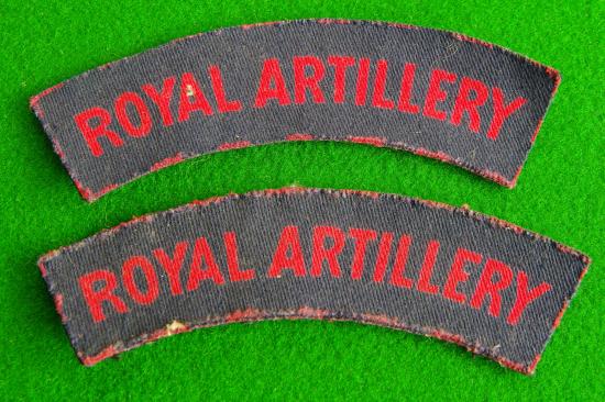 Royal Artillery.