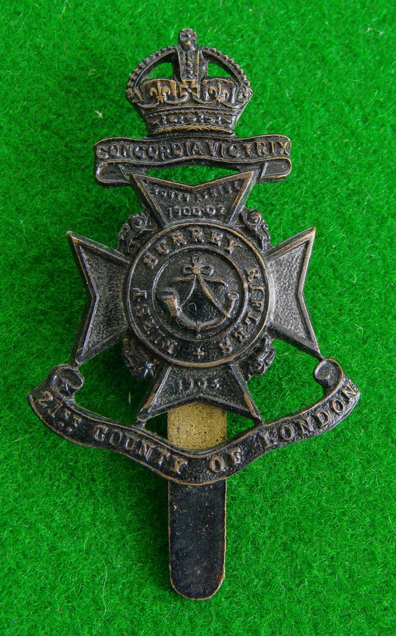 21st. County of London Battalion { First Surrey Rifles.}