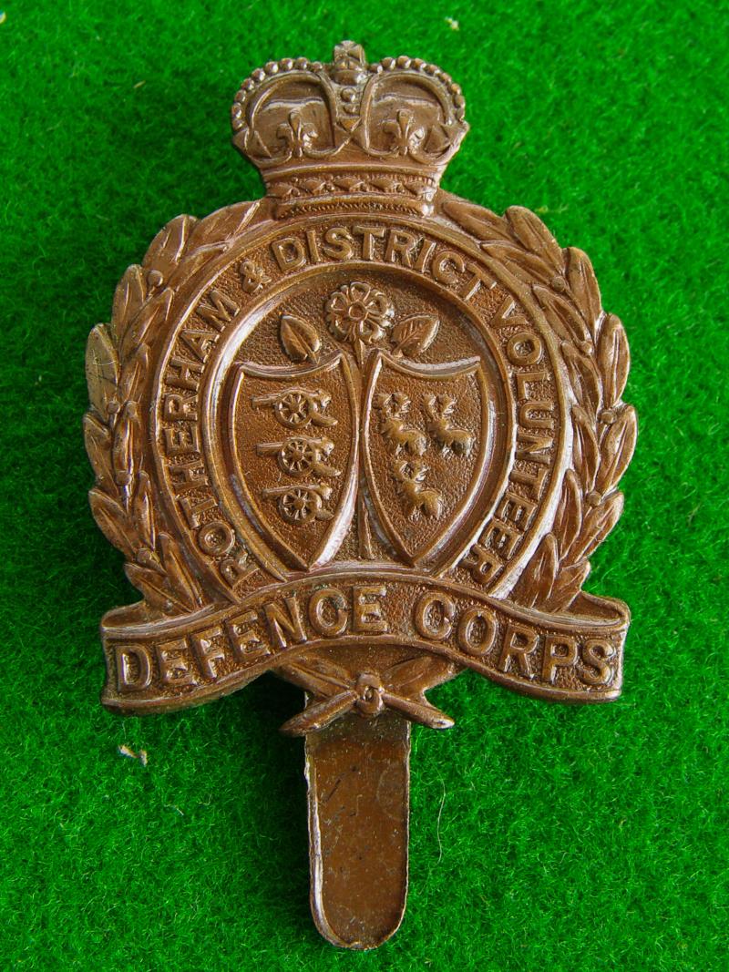 Rotherham & District Volunteer Defence Corps.