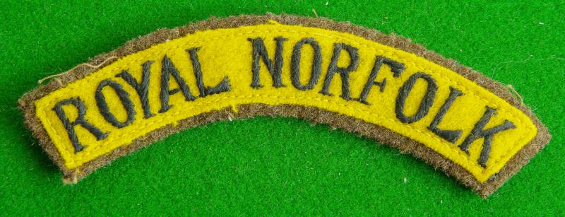 Royal Norfolk Regiment.