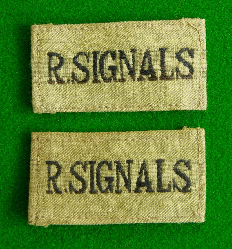 Royal Corps of Signals.