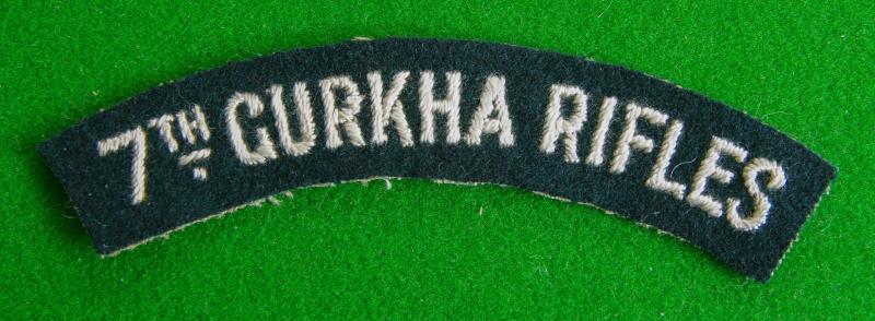 Gurkha Rifles.