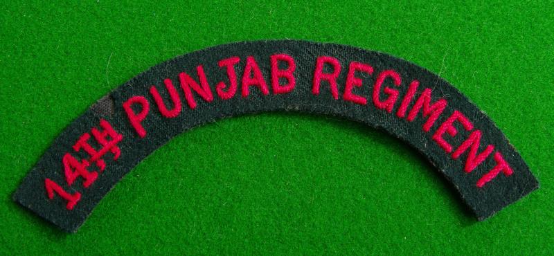 14th. Punjab Regiment.