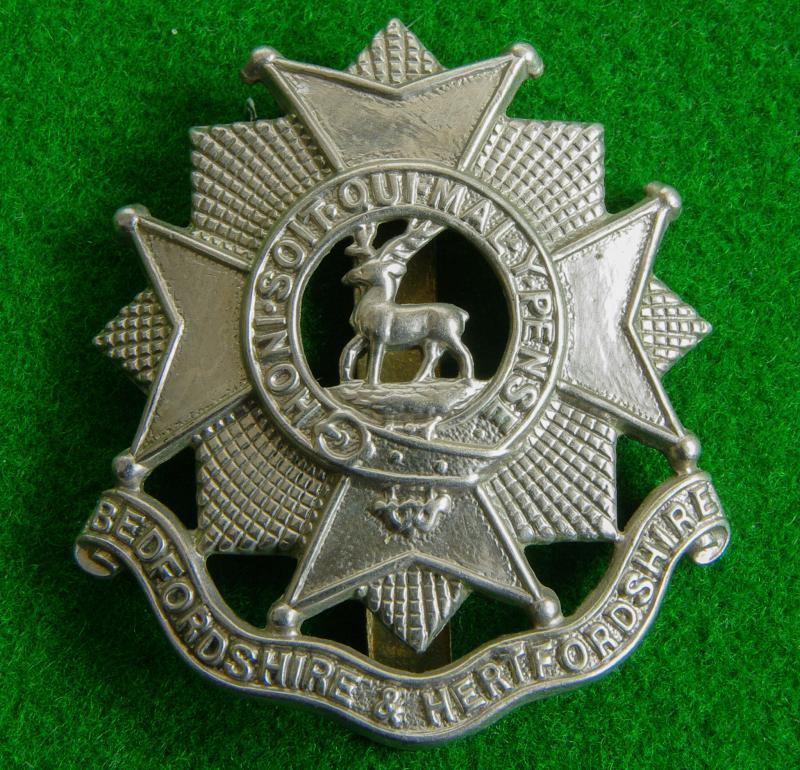 Bedfordshire & Hertfordshire Regiment.