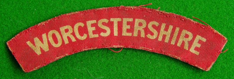 Worcestershire Regiment.