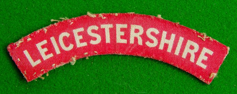 Leicestershire Regiment.