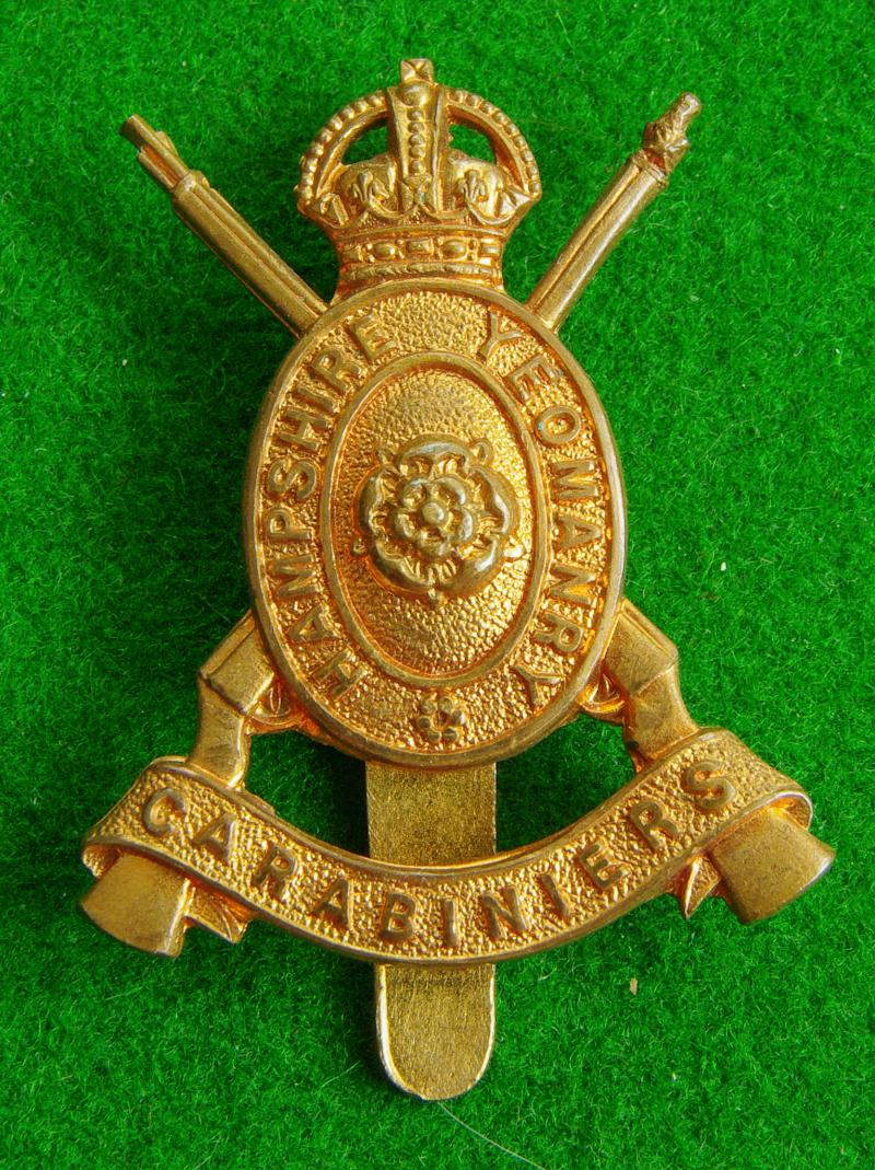 Hampshire Carabineers Yeomanry.