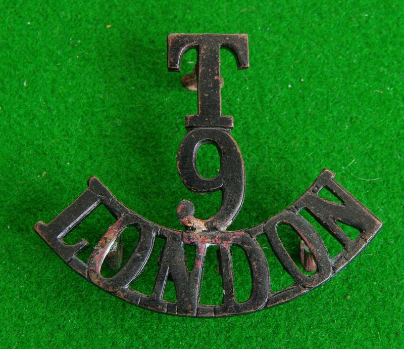 9th. County of London Battalion {Queen Victoria's Rifles }