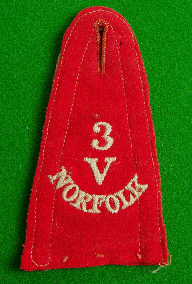 Norfolk Regiment- Volunteers.