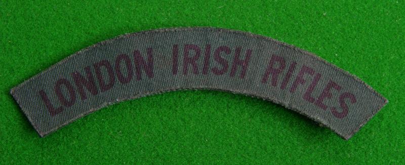 London Irish Rifles.