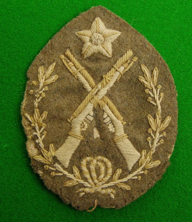 Marksman's Badge.