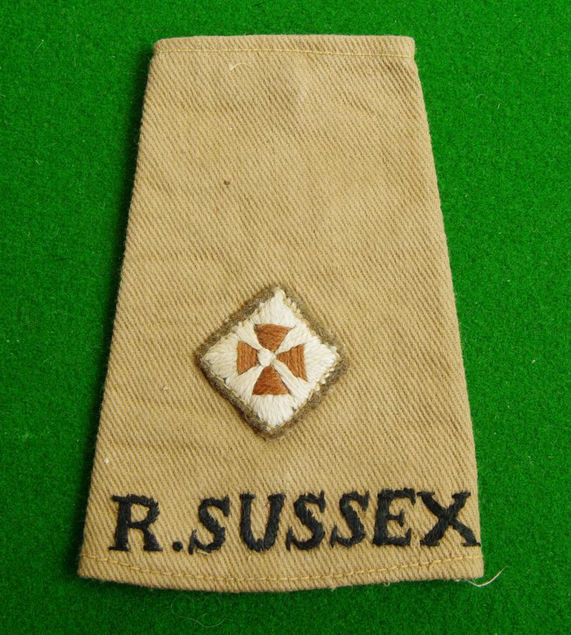 Royal Sussex Regiment.