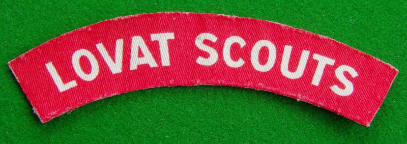 Lovat Scouts.