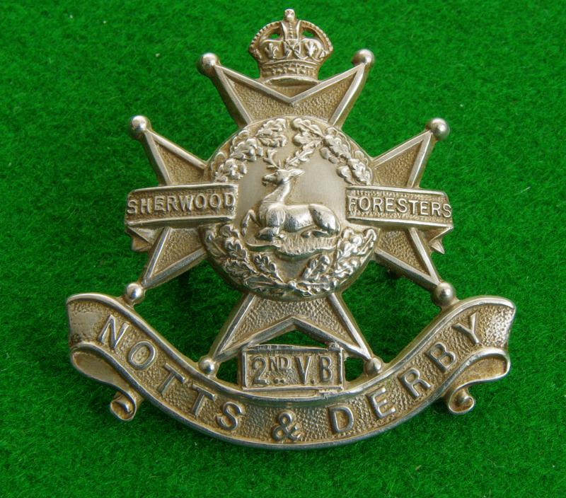 Nottinghamshire & Derbyshire Regiment. {Sherwood Foresters}-Volunteers.