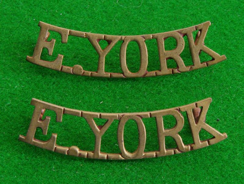 East Yorkshire Regiment.