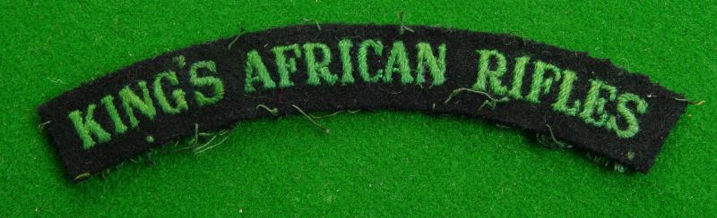 King's African Rifles.
