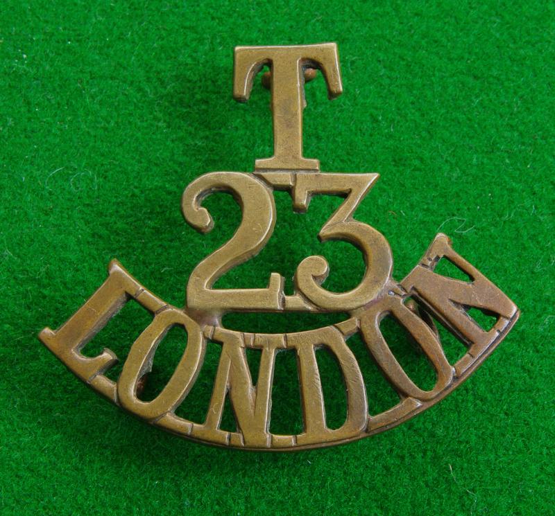 23rd. County of London Battalion.