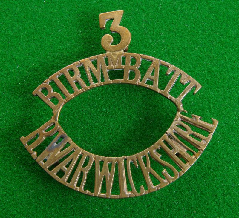 Royal Warwickshire Regiment.-Territorials.