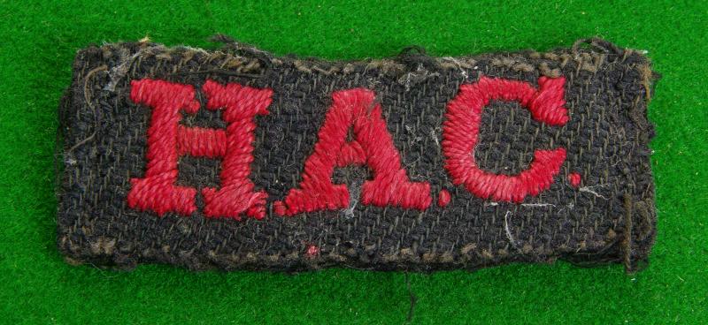 Honourable Artillery Company.