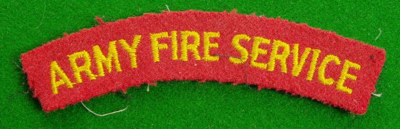 Army Fire Service.