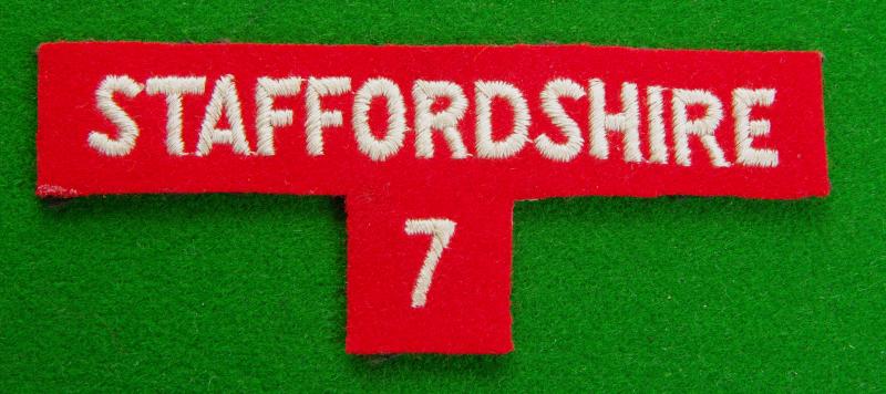 Home Guard- Staffordshire.