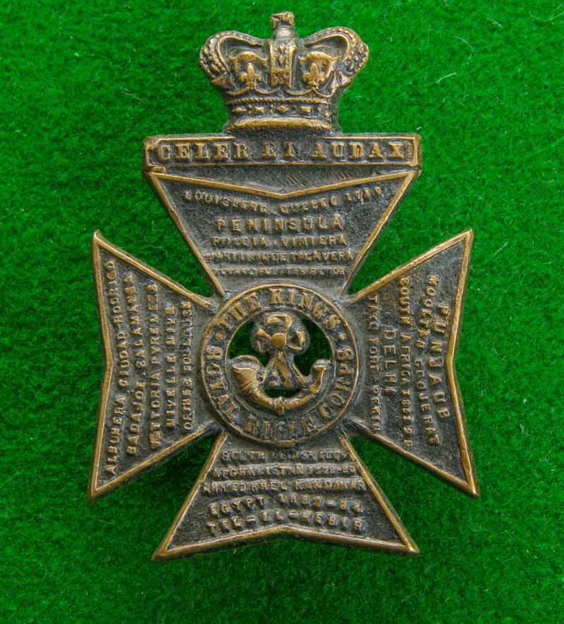 King's Royal Rifle Corps.
