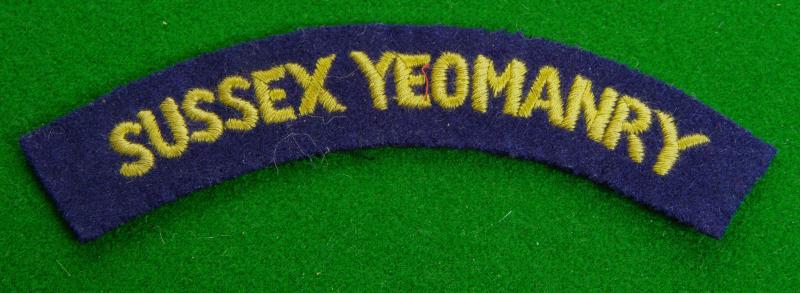 Sussex Yeomanry.