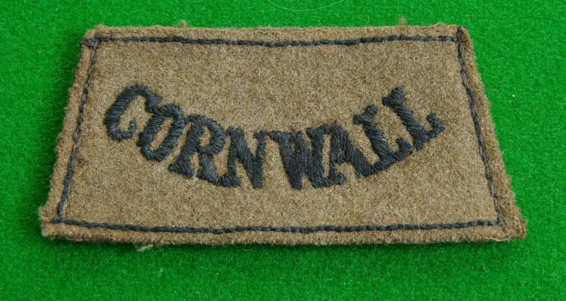 Duke of Cornwall's Light Infantry.