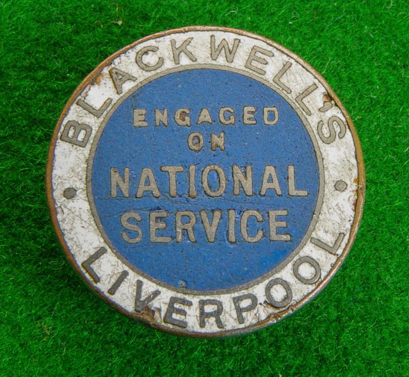 War Service Badge.
