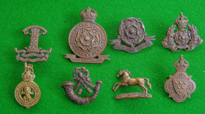 Yeomanry Collar Badges.