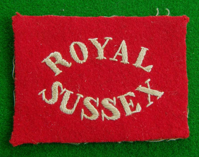 Royal Sussex Regiment.
