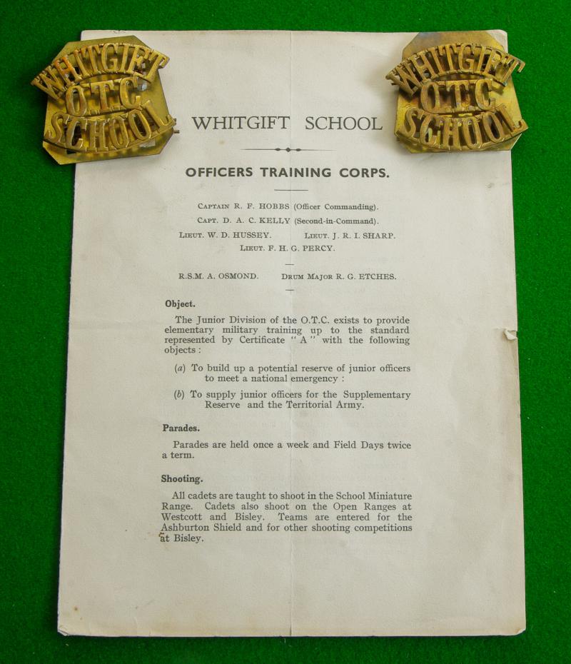 Whitgift School-O.T.C.