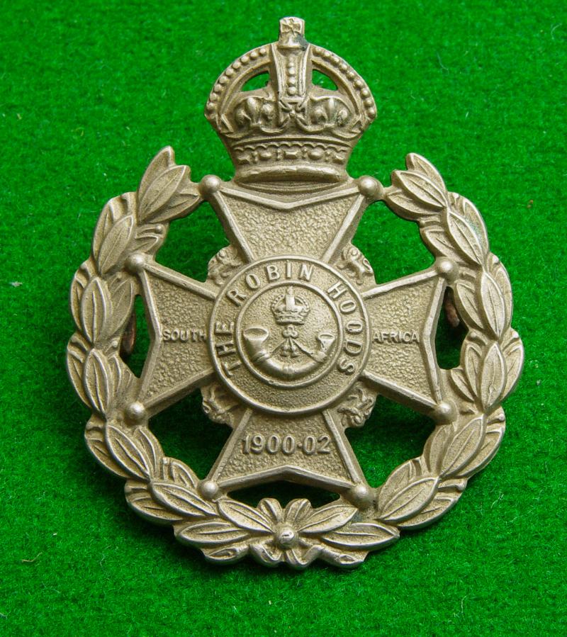 Nottinghamshire & Derbyshire Regiment.{Sherwood Foresters} -Territorials.