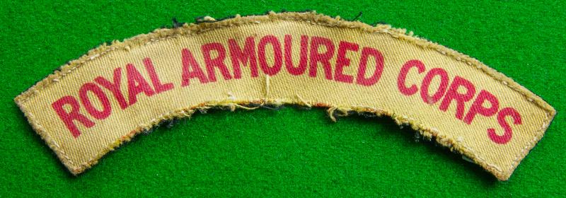 Royal Armoured Corps.