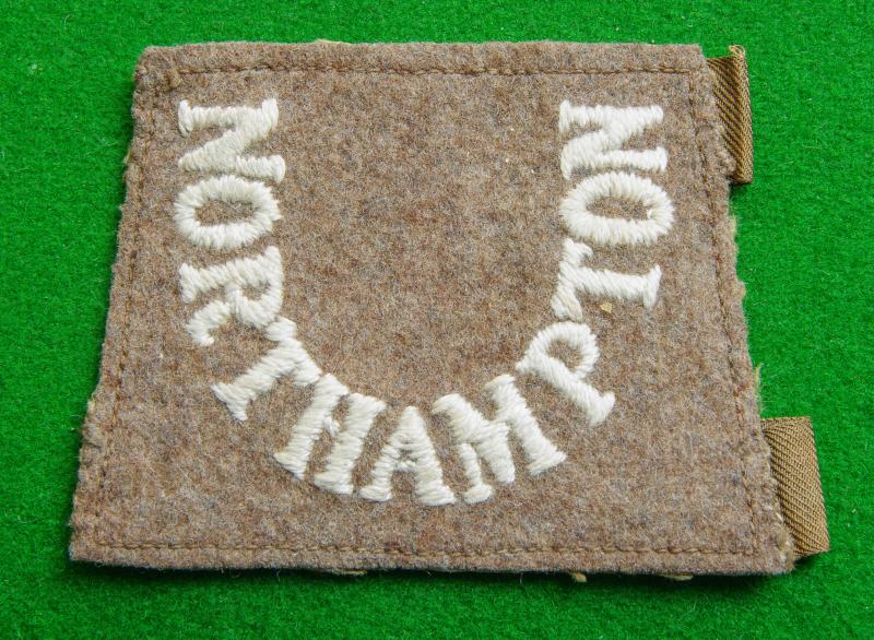 Northamptonshire Regiment.