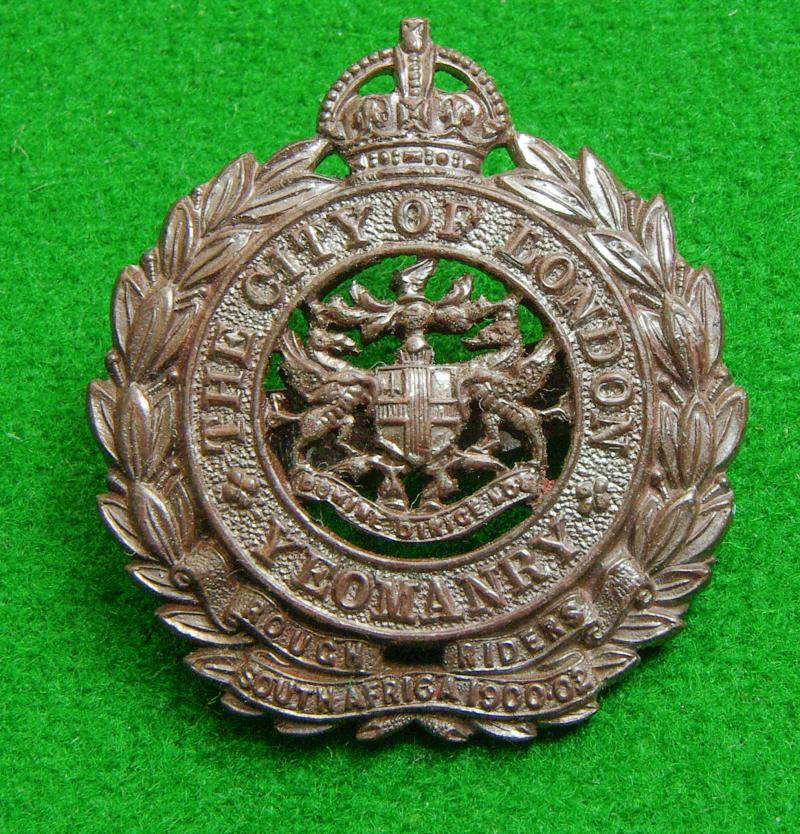 City of London Yeomanry.{Rough Riders}